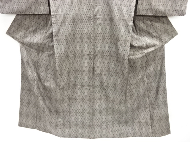  大特価品　抽象模様織り出し本場泥大島紬着物(9マルキ)